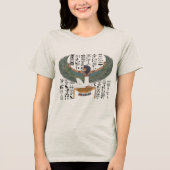 イシス神 - 古エジプト史   トライブレンドＴシャツ (正面)