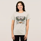 イシス神 - 古エジプト史   トライブレンドＴシャツ (正面全面)