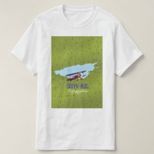 イシック·クル·キルギスタン湖の旅行ポスターアート。 Tシャツ