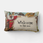 イシドアとその動物の腰枕 ランバークッション (裏面)