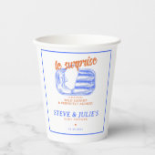 イシモダンフランスのンの紙カップ 紙コップ (正面)