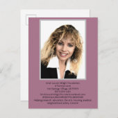 イシャローラーライト財団 インビテーションポストカード (正面/裏面)