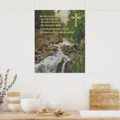 イシヤ41:10キリスト教のポスター ポスター (キッチン)