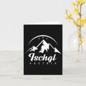 イシュグルオーストリアスキーリゾートスキースキースノーボーディングスーフ カード (黄色い花)