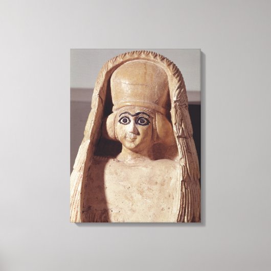イシュタルの像の頭を着て キャンバスプリント (正面)