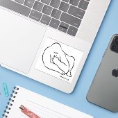 イシュマエルステッカーバイダニエル・クイン シール (ノートパソコンとiPhone)