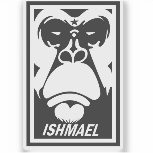 イシュマエル顔 シール (正面)