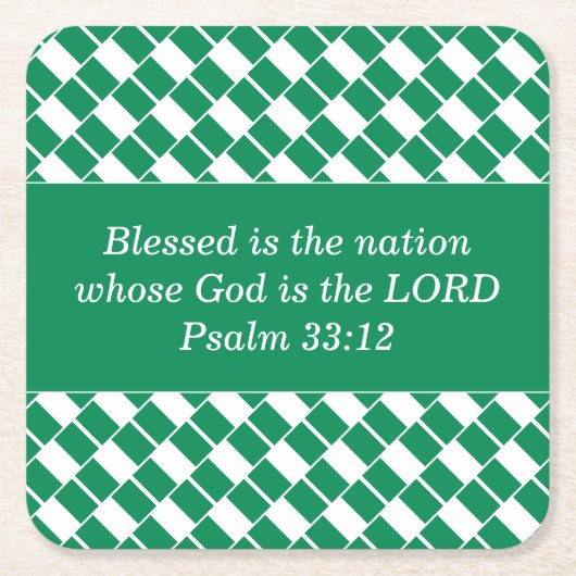 イジスタイリッシュェリア国旗 スクエアペーパーコースター (正面)