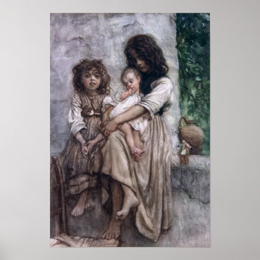 イスキアの少女 ポスター (正面)