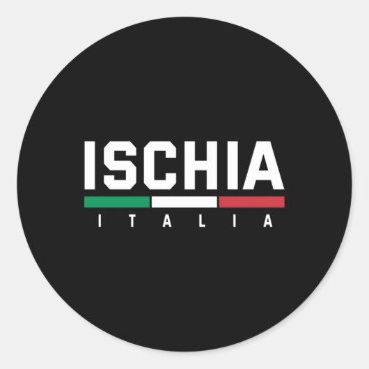イスキアイタリアイタリアンイタリア ラウンドシール (正面)