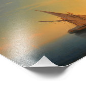 イスキア上空の夕日Aivazovsky フォトプリント (角)