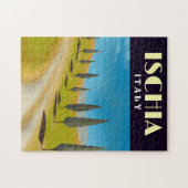 イスキア・イタリア旅行ポスター ジグソーパズル (横)