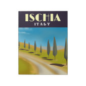 イスキア・イタリア旅行ポスター ノートパッド (回転)