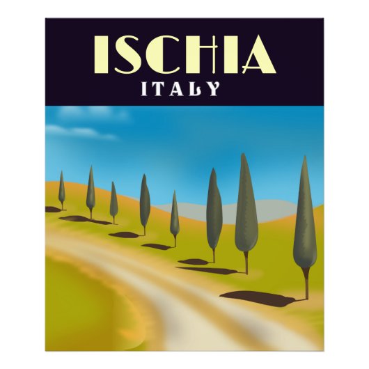 イスキア・イタリア旅行ポスター フォトプリント            (正面)