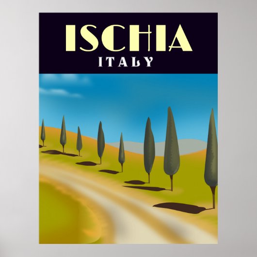 イスキア・イタリア旅行ポスター ポスター (正面)