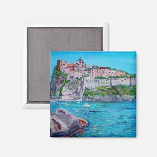 イスキア，イタリア – マグネット (正面/裏面)