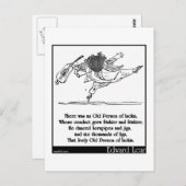 イスキア・リメリックのエドワード・リアの老人 ポストカード (正面/裏面)