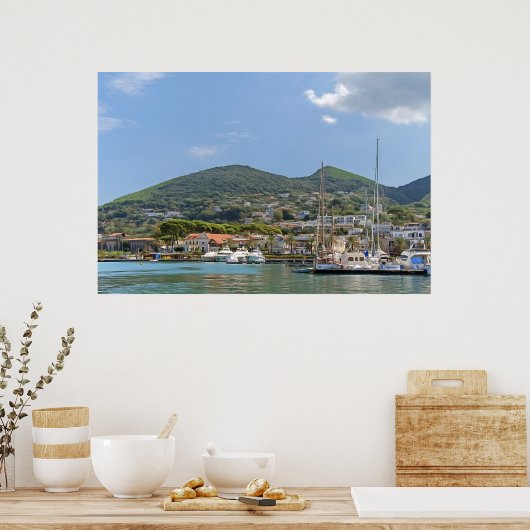 イスキア。#4 ポスター (キッチン)