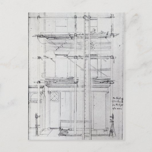 イスサックの家の外色彩の鮮やか面 ポストカード (正面)