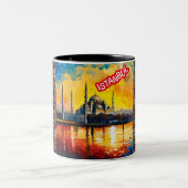 イスタンブカラフルルトゥルキエ土産 ツートーンマグカップ (中央)