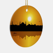 イスタンブールおよび日没 セラミックオーナメント (右)