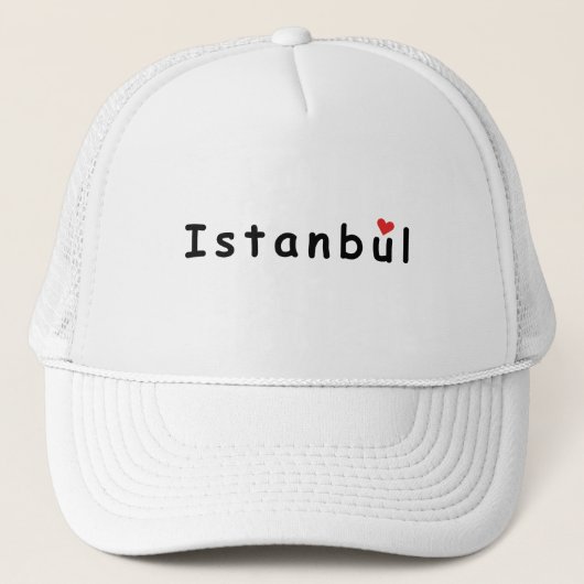 イスタンブールが大好き キャップ (正面)