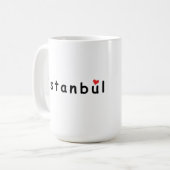 イスタンブールが大好き コーヒーマグカップ (正面左)