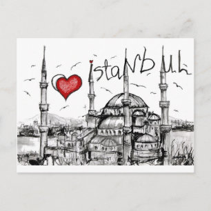 イスタンブールが大好き ポストカード