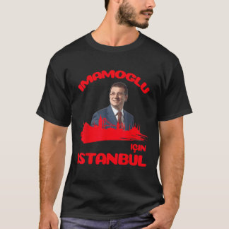 イスタンブールとトルコTシャツのためのエクレムImamoglu Tシャツ