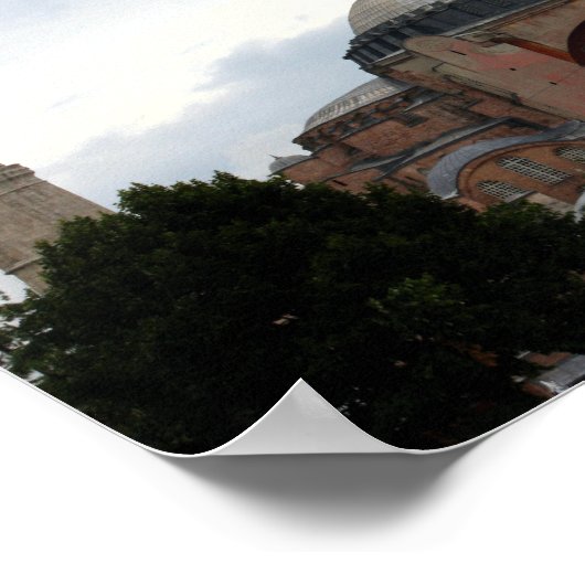 イスタンブールのアヤソフヤ美術館 ポスター (角)