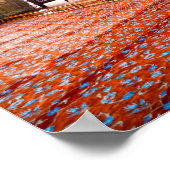 イスタンブールのブルーモスクインテリア ポスター (角)