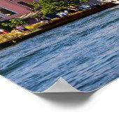 イスタンブールのベヨグル地区とガラタタワー ポスター (角)