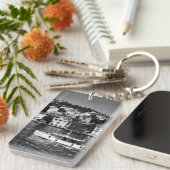 イスタンブールのボスポラスの夏の雰囲気 キーホルダー (正面右)