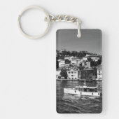 イスタンブールのボスポラスの夏の雰囲気 キーホルダー (正面)