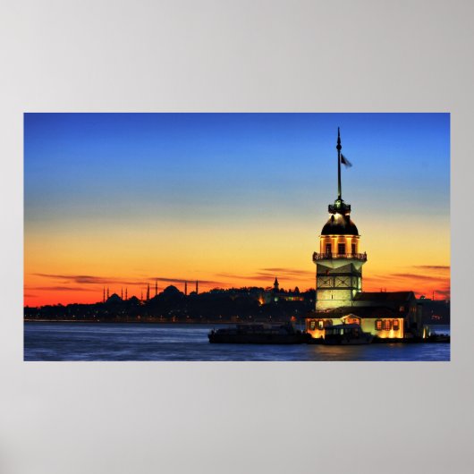 イスタンブールの乙女の塔 ポスター (正面)