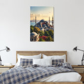 イスタンブールの水彩画 キャンバスプリント (インサイチュ (寝室))