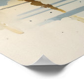 イスタンブールの水彩画 ポスター (角)