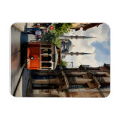 イスタンブールの水彩画 マグネット (横)