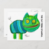 イスタンブールの猫 ポストカード (正面/裏面)