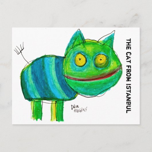 イスタンブールの猫 ポストカード (正面)