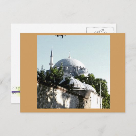 イスタンブールの記憶，ソレイマニイェモスク2 ポストカード (正面/裏面)