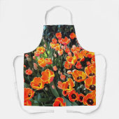 イスタンブールの赤いチューリップ エプロン (正面)