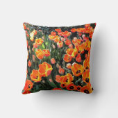 イスタンブールの赤いチューリップ クッション (裏面)