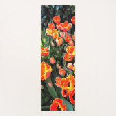 イスタンブールの赤いチューリップ ヨガマット (正面)