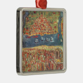 イスタンブールのIUK T.5964の眺め メタルオーナメント (右)