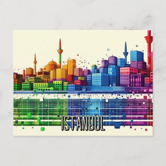 イスタンブールへの旅行 ポストカード (正面)