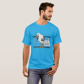 イスタンブールをテーマにしたカモメ Tシャツ (正面フル)