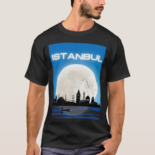 イスタンブールを愛する友達へイスタンブール Tシャツ (正面)