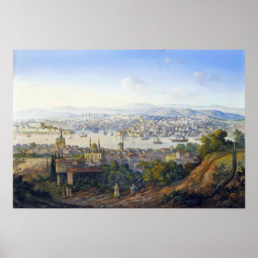 イスタンブールを見下ろすカルロボッソリタークス ポスター (正面)