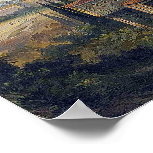 イスタンブールを見下ろすカルロボッソリタークス ポスター (角)